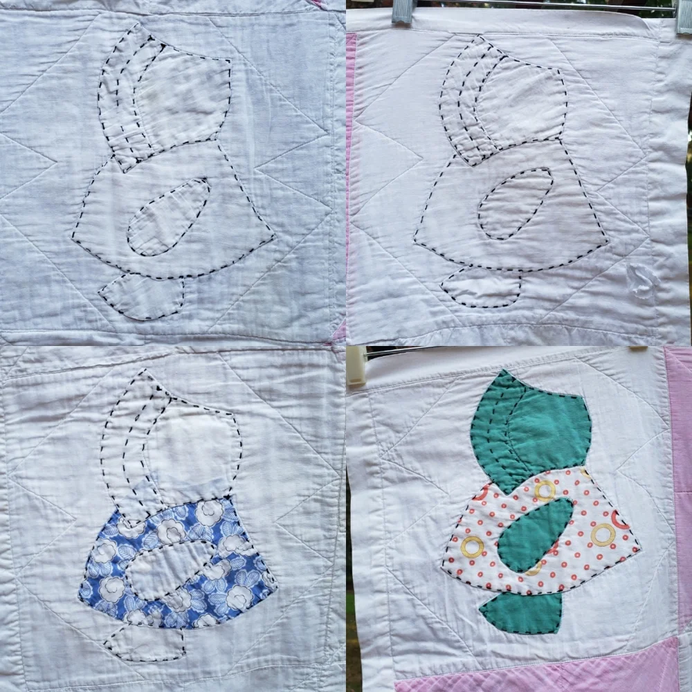 Handmade vintage unfinished